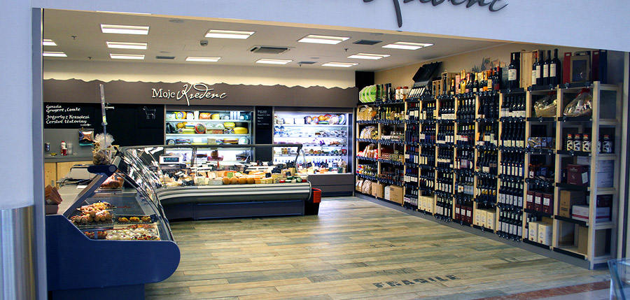 Prodejna delikates Flora Atrium