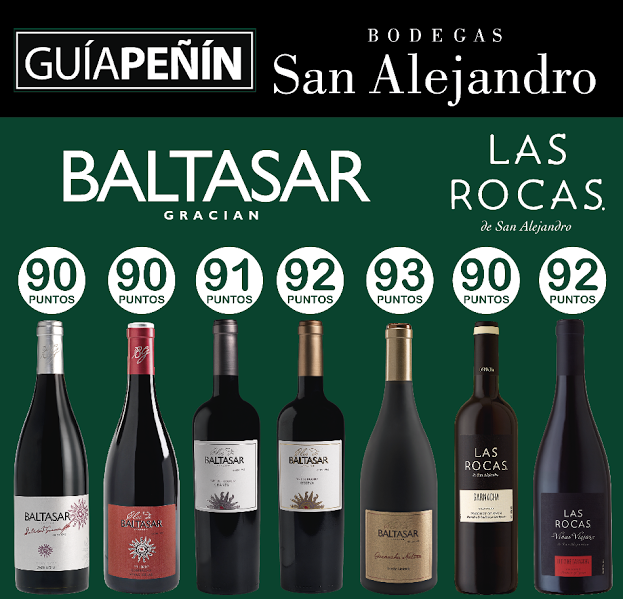 Penin Guide 2017: Skvělá hodnocení pro Bodegas San Alejandro