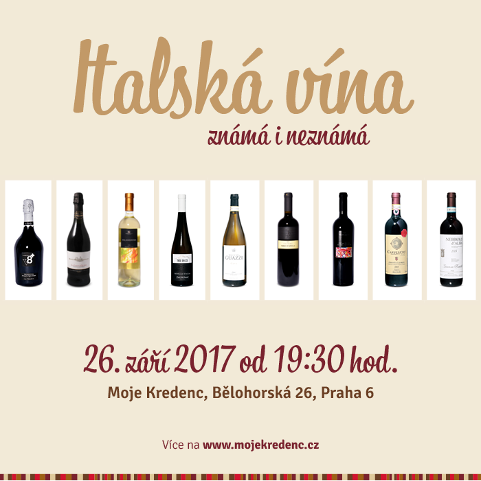Degustace italských vín